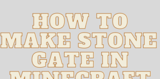 Is there a stone gate in Minecraft?