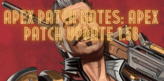 Apex Patch Notes: Apex Patch Update 1.58 Apex Patch Notes: Apex Patch Update 1.58