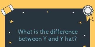 What is the difference between Y and Y hat? Y Hat