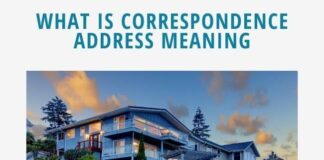 What is Correspondence Address Meaning? Correspondence Address Meaning