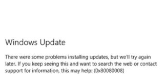 Feature update to windows 10, version 1903 – error 0x80080008 Feature update to windows 10, version 1903 - error 0x80080008