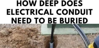 How deep does Electrical conduit need to be buried? How deep does Electrical conduit need to be buried